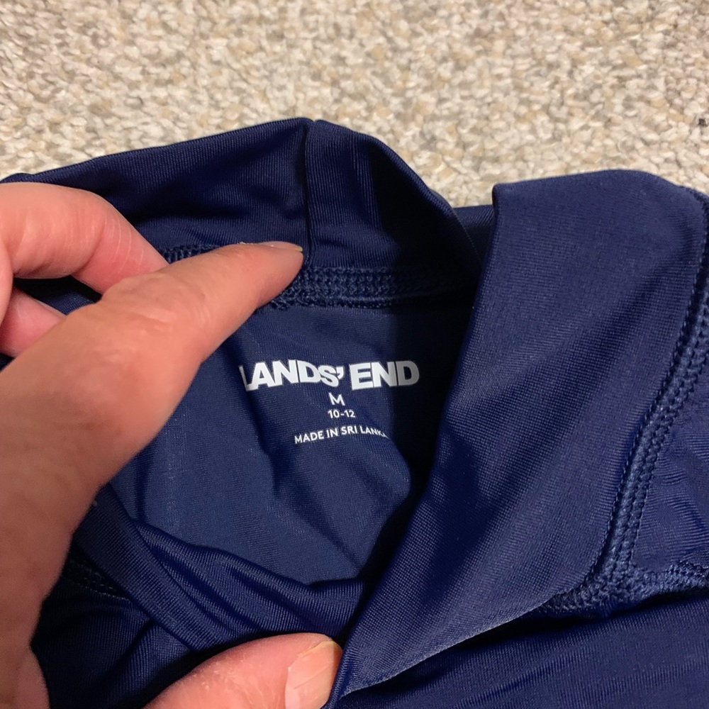 Lands End Kids Medium Rash Guard NWOT - Picture 2 of 3